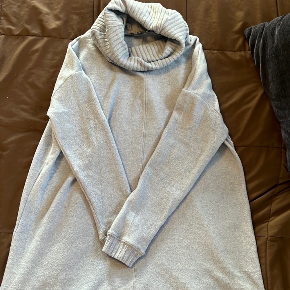 Lulu’s sweater dress with Cowl neck